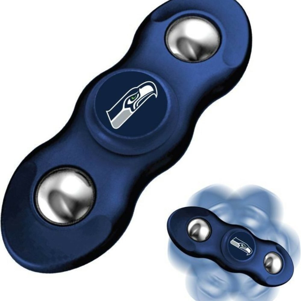 SEATTLE SEAHAWKS 2 Prong Flik Fidget Spinner NIP
